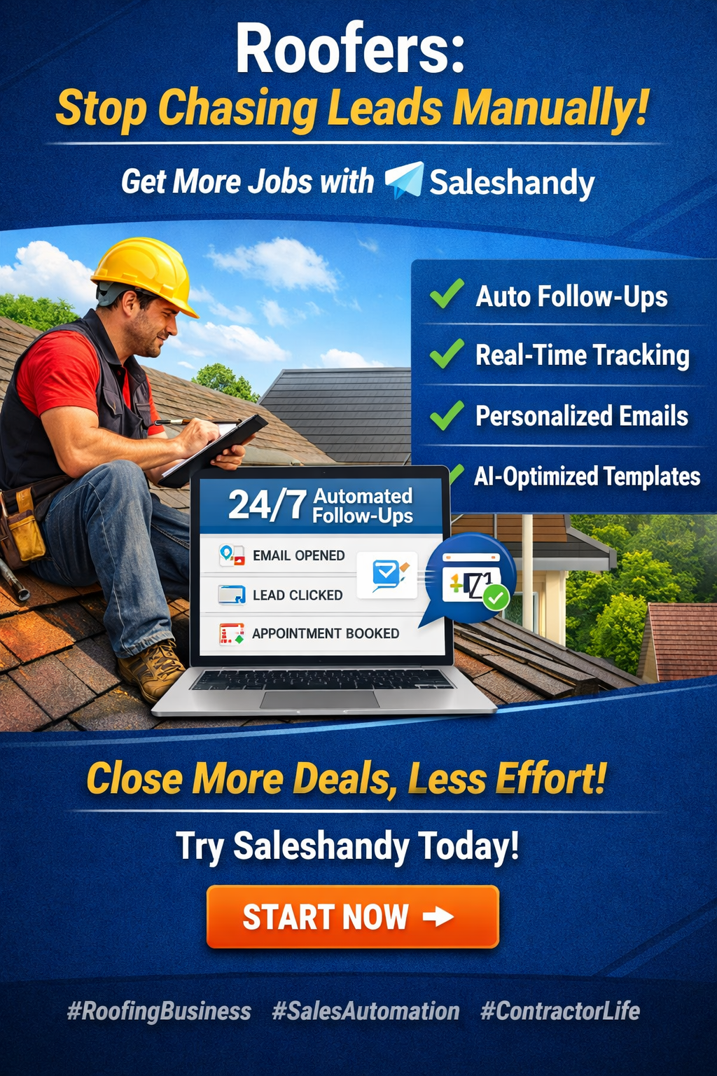Why Saleshandy Is the Best AI Tool for Roofers