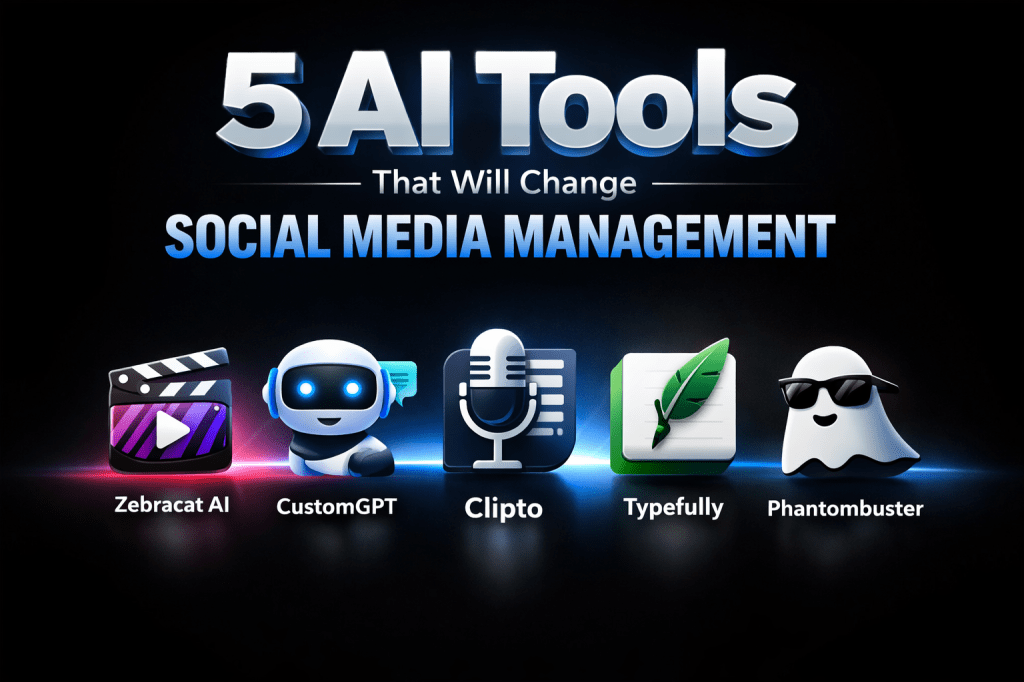 5 AI Tools That Will Change Social Media&nbsp;Management