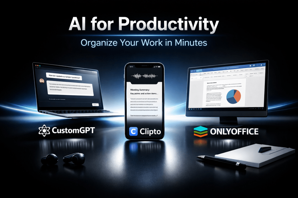 AI for Productivity: Tools That Organize Your Work in&nbsp;Minutes