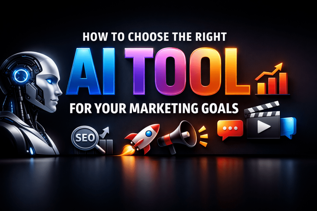 How to Choose the Right AI Tool for Your Marketing&nbsp;Goals