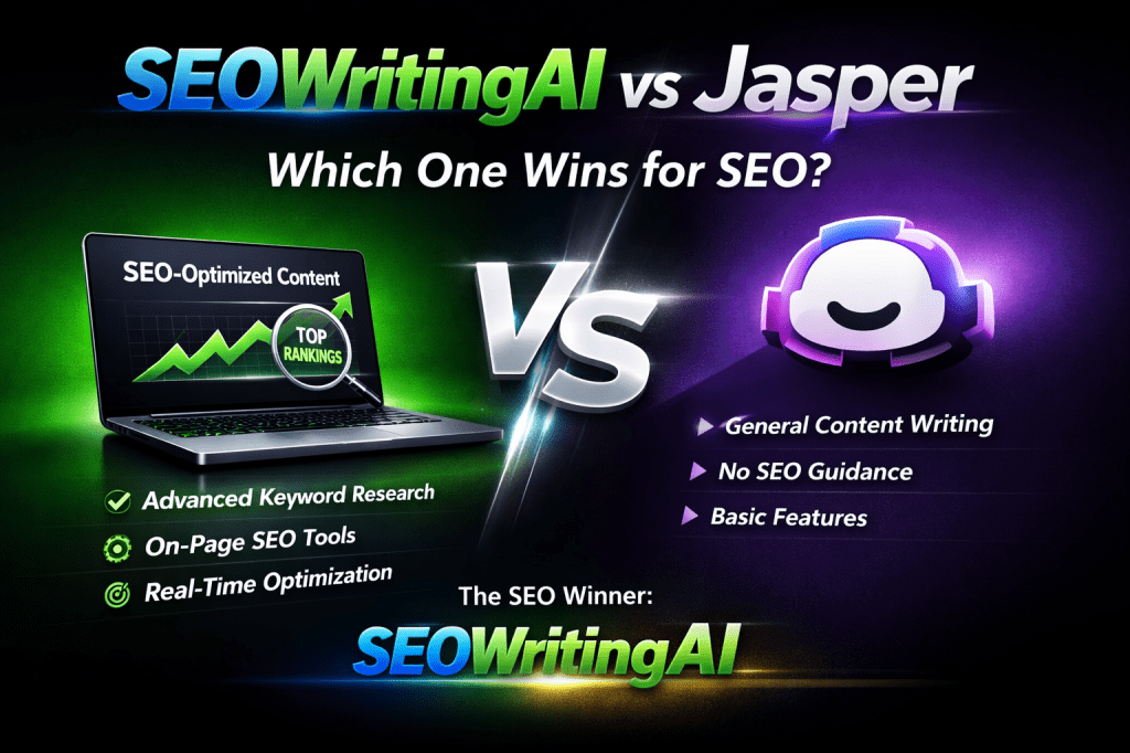 SEOWritingAI vs Jasper: Which One Wins for&nbsp;SEO?