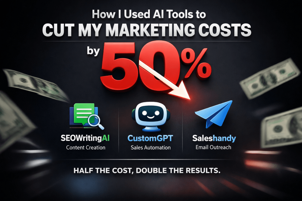 How I Used AI Tools Today to Cut My Marketing Costs by&nbsp;50%