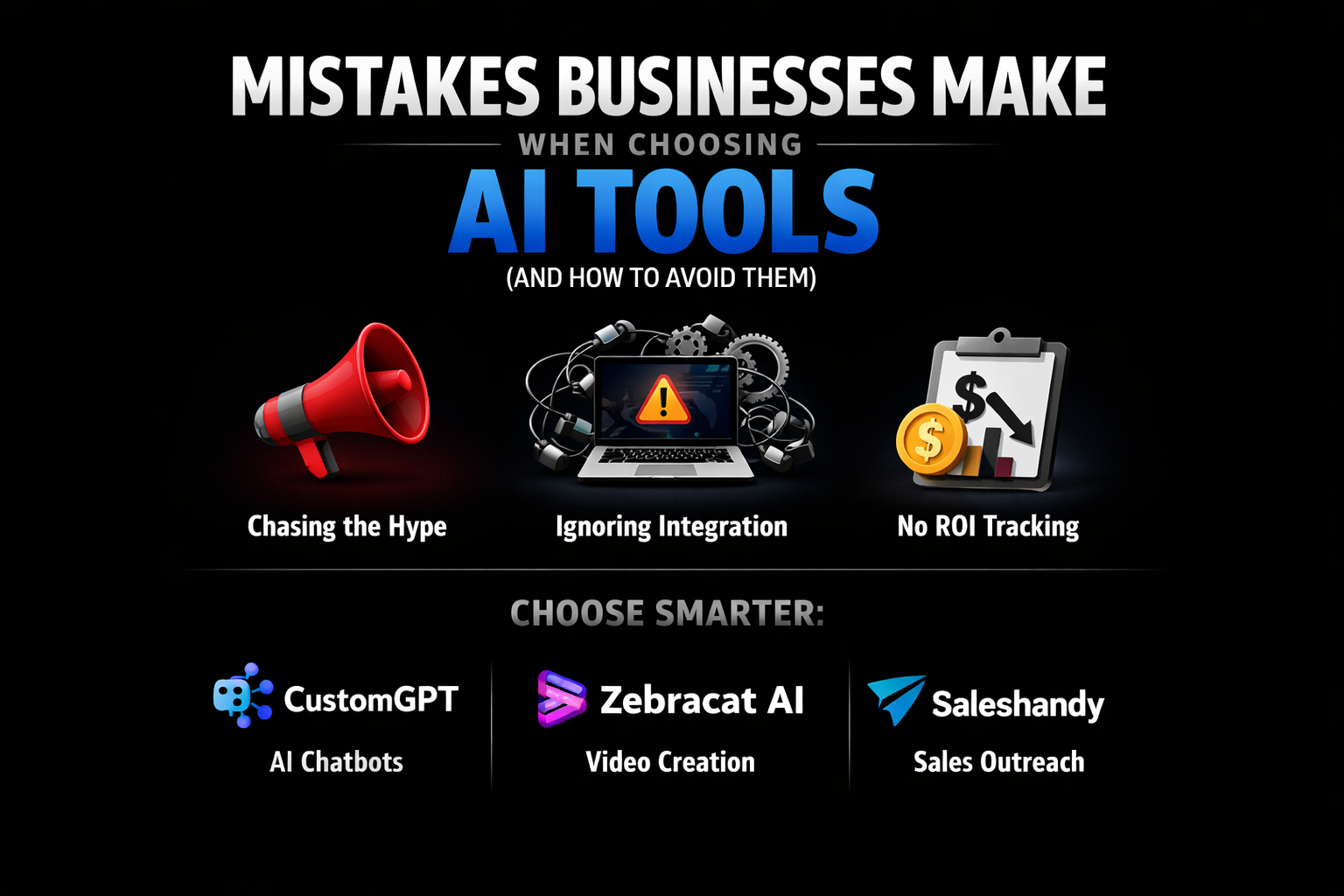 Mistakes Businesses Make When Choosing AI Tools (And How to Avoid Them)