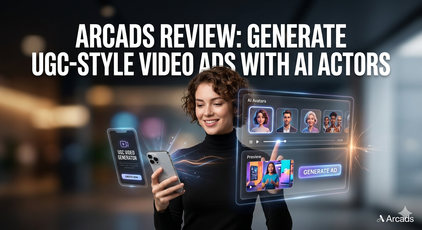 Arcads Review: Generate UGC-Style Video Ads With AI Actors