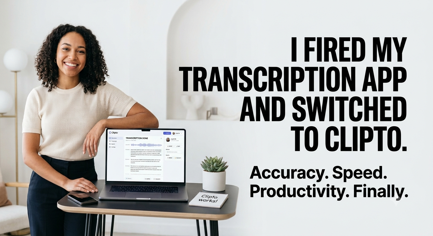 I Fired My Transcription App and Switched to Clipto