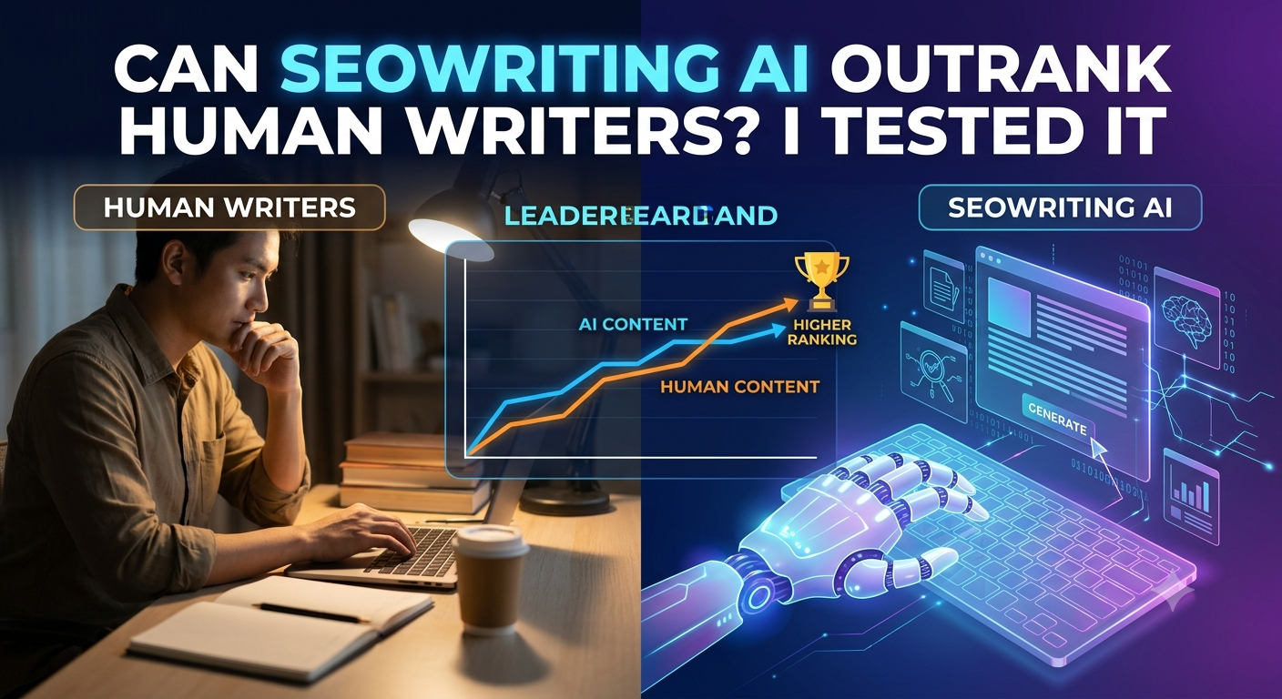 Can SEOWriting AI Outrank Human Writers? I Tested It