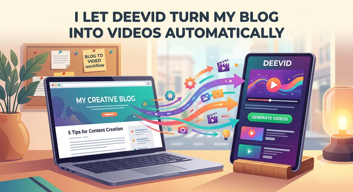 I Let Deevid Turn My Blog Into Videos Automatically