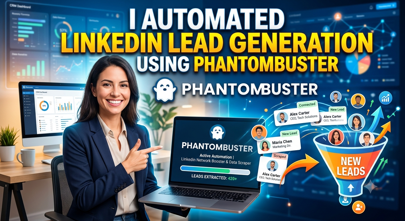 I Automated LinkedIn Lead Generation Using Phantombuster