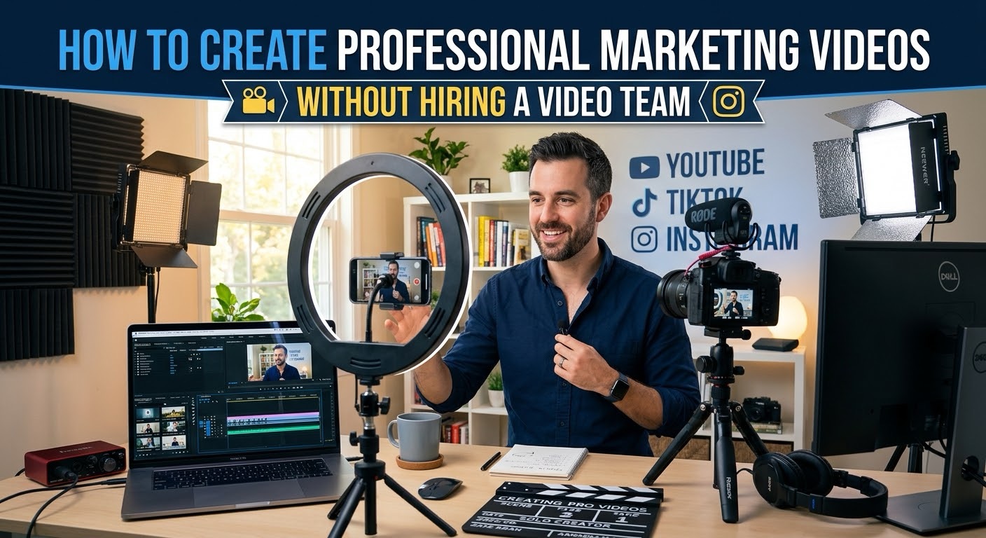 How to Create Professional Marketing Videos Without Hiring a Video Team